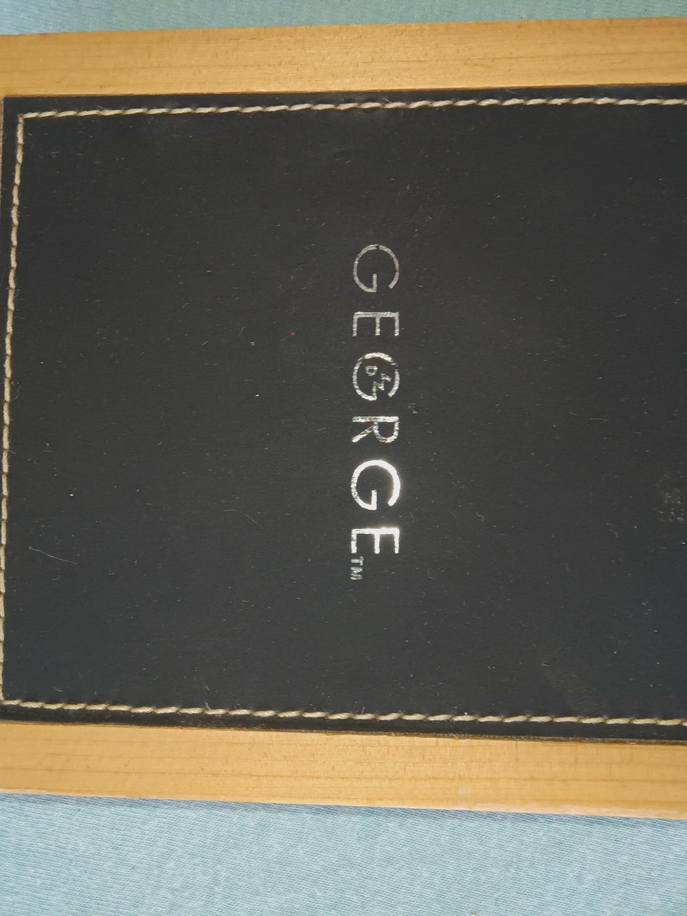 George Men’s Black Leather Wallet - George